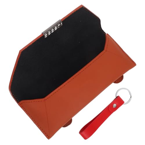 Porta Occhiali Auto PU Supporto Multifunzionale con Clip per Visiera Organizer per e Accessori Custodia Salvaspazio per Auto