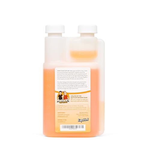 Image of Liquified RV Toilet Treatment - Black Holding Tank Digester - Odor Eliminator - Orange Scent - Matts RV Reviews (Orange, 16oz)