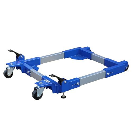 Image of SOONTOOLS Universal Mobile Base with Swivel Wheels, 1300 lbs Capacity, Adjustable Heavy Duty Mobile Base, Industrial Rolling Tool Stand for Large Tools, Machines, Bandsaw, Power Tools
