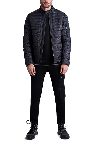 KARL LAGERFELD Men's Monogram Quilted Jacket