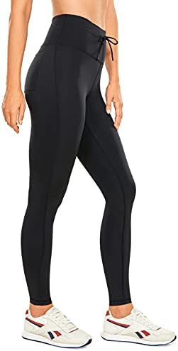 CRZ YOGA Women's Naked Feeling Soft Yoga Leggings 25 Inches - High 