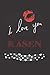 I Love You Kasen: Cute Valentine's Day Gift with kiss for lovers Notebook, presents Journal (Lined 120 Pages Cream Paper, 6x9 inches, Soft Cover, Matte Finish)