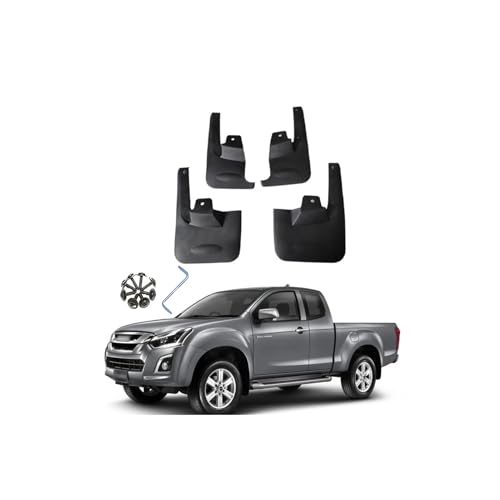 Bavettes Boue Isuzu D-Max Garde-Boue Pick-Up Protection Roue Accessoire Fender 2010-2020
