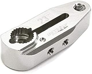 Integy RC Model C28140SILVER Billet Machined Alloy Servo Horn 23T for KO & JR Type Servo (r=20mm)