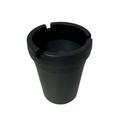 Image of Black Smokeless Ashtray - Perfect for Car Cup Holders (1Pk), Small