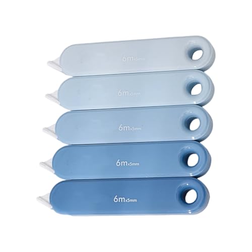 5 Pcs White Out Tape Gradient Correction Tape Easy to Use Correction Rollers School Supplies for Students Gradient Correction Ta