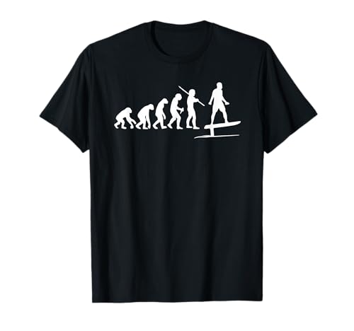 Efoil Elektro Wasserflügel Surfbrett Funny Evolution T-Shirt
