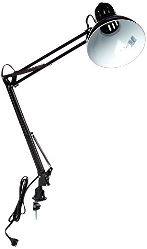 Lite Source LS-105BLK Swing-ARM Desk LAMP, Black #1