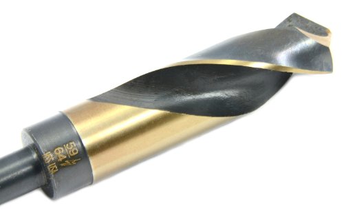 Forney 20683 Drill Bit Industrial Pro Silver and Deming with Flatted 1/2-Inch Shank, 59/64-Inch