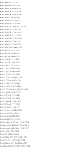 Rehausseurs Guidon Déplacés pour CTX700 et XR250R | Posture de Voyage