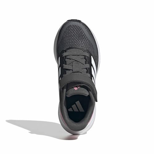 Image of adidas Kids' Marvel Run Falcon 5 Elastic Lace & Strap Shoe