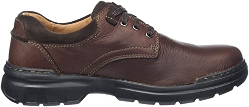 Clarks Rockie2 Logtx, Oxford Uomo, Pelle di