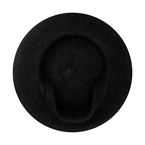 Gllutt Klong Women Wool Beret Hat French Style Solid Color, Black, Size Free Size #TOP4