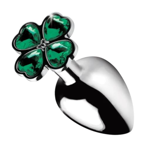 Lucky Clover Gem argent grand modèle - Pendentif trèfle pour votre style au quotidien