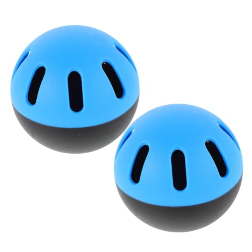 Abaodam Softballs for Indoor Practice 2 Pack Eva Baseball Training Balls Practice Holes