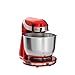 DASH Stand Mixer (Electric Mixer for Everyday Use): 6 Speed Stand Mixer with 3 qt Stainless Steel Mixing Bowl, Dough Hooks & Mixer Beaters for Dressings, Frosting, Meringues & More - Red, DCSM250RD