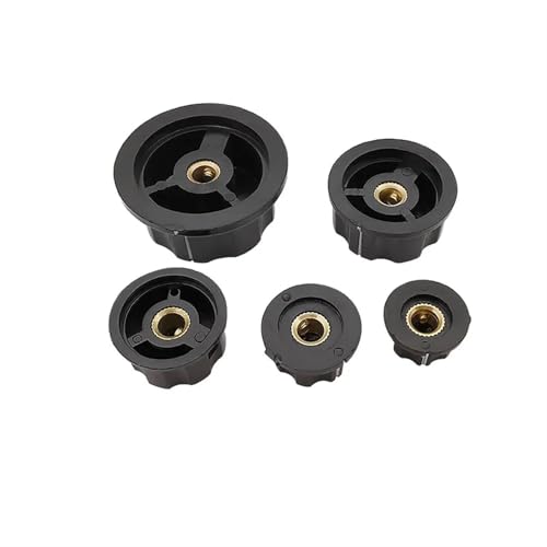 Tapa con perilla para potenciómetro MF-A04 para reparar selectores de audio con eje de 6MM 4