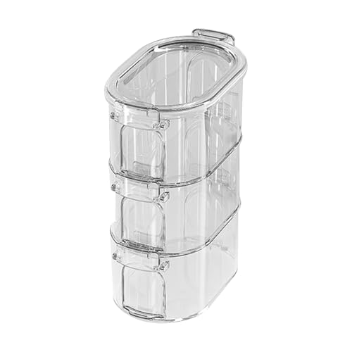 FVPKYUR Contenedores de Especias | Utensilios de Cocina Herméticos y Reutilizables | Envases de Sal y Pimienta | Para Baño Mesa Hornear Cocinar Comedor Condimentos Bar Estación De Café Restaurante