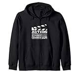 Camarógrafo Claqueta Película Cine - Video Cámara Sudadera con Capucha