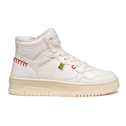 Geox J LESTRELLA Girl Sneaker, White, 32 EU, Blanco, 32 EU