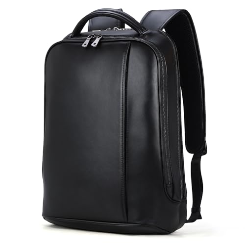 Masa Kawa Slim Leather 15 Laptop Backpack