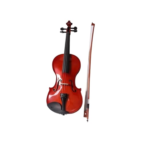 Violon 1/8 en bois sélectionné avec étui rigide et archet pour jeune musicien