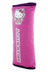 Sparco HELLO KITTY KIT1038 Auto Seat Gürtel Kissen Schlafkissen Nackenstütze für Kinder Auto Baby Kind Sicherheitsgurt Autositz Kopfkissen Gürtel Pillow Schulterschutz, Pink