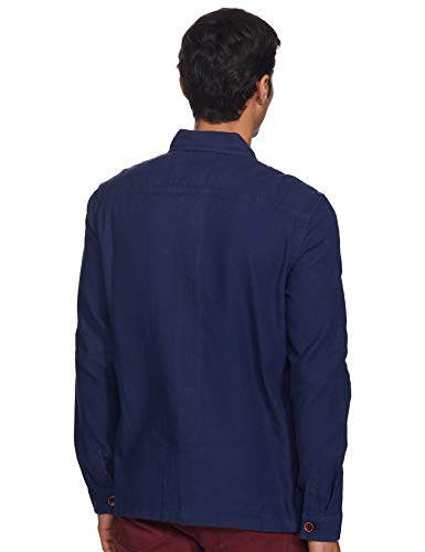 Image of Max Men's Solid Slim Fit Casual Shirt