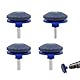 4 PCS Schärfer,für stumpfe Klingen von Rasenmähern,Rasenmäher Messerschärfer,Rasenmäher Schärfer,Rasenmähermesser Schleifen,Messerschärfer Rasenmäher,für jede elektrische Handbohrmaschine