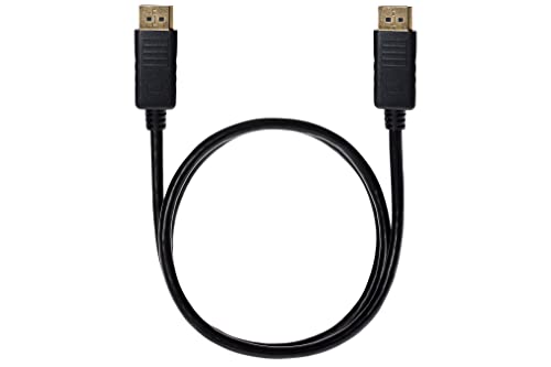Maplin DisplayPort to Displayport Cable 4K Ultra HD 1m Black - Image 4