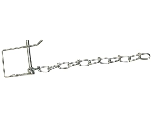 Pin de seguridad de 1/4 con cadena de 8 pulgadas Buyers Products para remolque