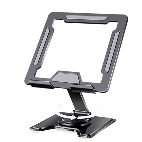 Soporte De Tableta Giratorio   Soporte De Escritorio De Metal, Acero Al Carbono Con Almohadillas De Silicona, Diseño Ventilado Para Disipación De Calor | Accesorio De Estudio De Conferir