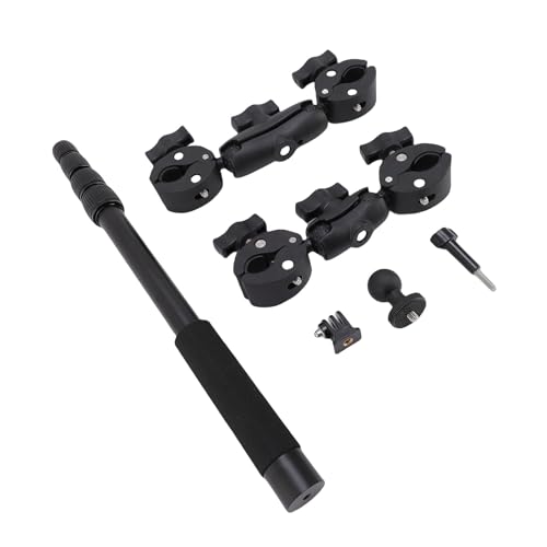 Kit di Montaggio della Telecamera Moto Fit per Installazione di Azione X5 4.16 Piedi a Doppia Morsetto