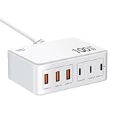 USB充電器 合計100W 急速充電器「PD 30W 対応・6台同時充電可能・GaN(窒化ガリウム)」usb コンセント 6ポート(3USB-C & 3USB-A) タイプｃ充電器 USBチャージャー コンパクト スマホ充電器 PSE認証 iPhone/Galaxy/Android/Switchスマホ タブレット対応 (白)