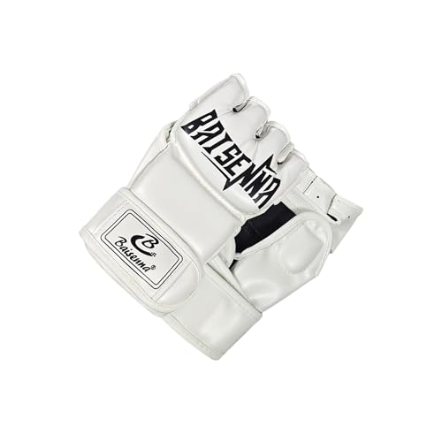 ICDKOYK Guanti da kickboxing protettivi, guanti da sparring leggeri per uomini e donne, boxe protettivi, palmo aperto, danni al polso e al palmo, sportivi a mezze dita traspiranti per