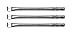 Grill Parts Gallery Replacement Stainless Steel Burner 720-0896E, 730-0896, 730-0896B, 730-0896E, 720-0896C, 720-0896E, 720-0925, (3PK) Gas Models