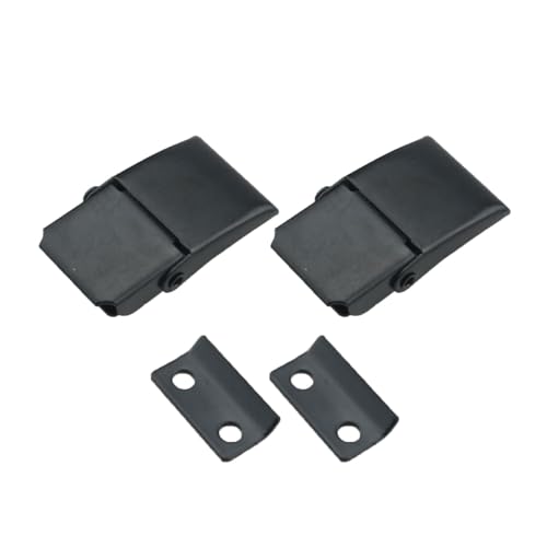 WELWIK 2PCS Black Concealed Toggle Clip A27 Toolbox Snap Lock Latch Purifier Box Hitch Vacuum Cleaner Holding Box Box Clip For Protective Sleeves Toolboxes Cleaners