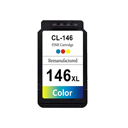 RICR 145 146 Cartuchos de Tinta PG-145 CL-146 XL compatibles con Alta Capacidad para Canon IP2810 MG2410 MG2510 MG2910 MG3010 TS3110 Impresora C