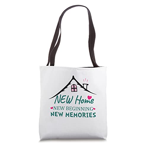 Bolsa tote para regalos de inauguración de casa, nuevo comienzo y nuevos recuerdos miniatura 1