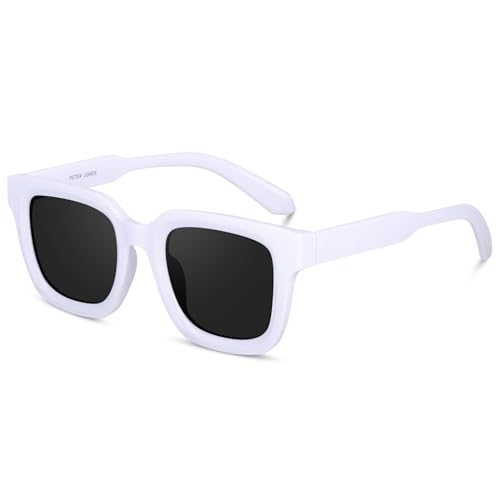 Image of Peter Jones Unisex Large Square UV /UB Protected Sunglasses (3803)