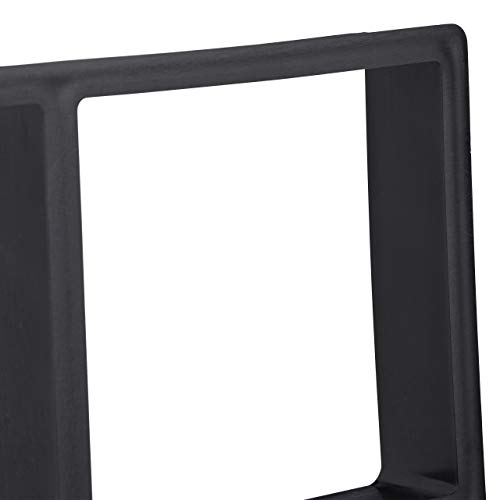 2x tuinpad mal gietvorm, om zelf te gieten, gietvorm voor tuintegels, 40 x 40 cm, van kunststof, robuust, zwart - Image 8