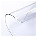 Oszroniony Krzesło Poduszka Prostokątny Twarda Podłoga Przezroczysta Mata PVC Wodoodporny Antypoślizgowy Nie Kurczyć Silna Sprężystość ALGXYQ (Color : 1.5mm, Size : 80x130cm)