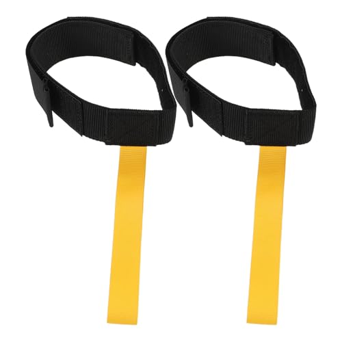 Correas para aletas de buceo en PP de alta visibilidad negro