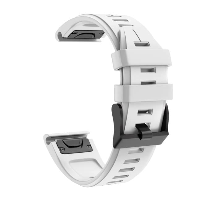 Bracelet 26mm Garmin Fenix 7X en silicone pour le sport et le trail