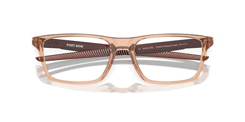 Image of Oakley mens Ox8164 Port Bow Rectangular Prescription Eyewear Frames