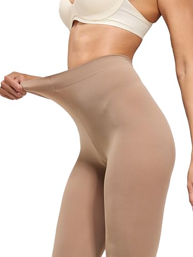 Image of CozyWow Women's 80D Soft Opaque Tights, High Waist Solid Color Womens Tights with 30+ Colors