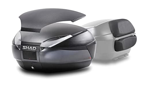 SHAD Top Case SH48 Grey Carbon + Dossier