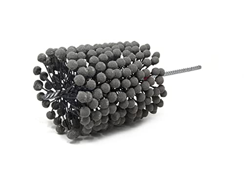 Image of Brush Research GBD412120Z25 FLEX-HONE, 4-1 /2 inch (114mm) Diameter, 120 Grit, Zirconia Alumina #1525, for Low Carbon to Medium Carbon Steels, Stainless Steel and Cast Iron