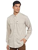 Columbia Men's Silver Ridge Lite Long Sleeve Shirt, Fossil, 1X