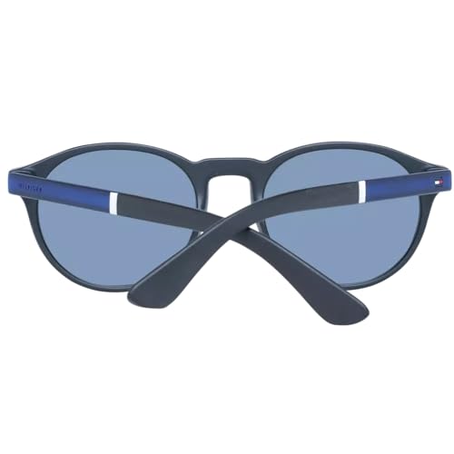 Tommy Hilfiger Sunglasses (Safilo Group) Men's TH1476/S Round Sunglasses, Black & Blue, 51 mm3